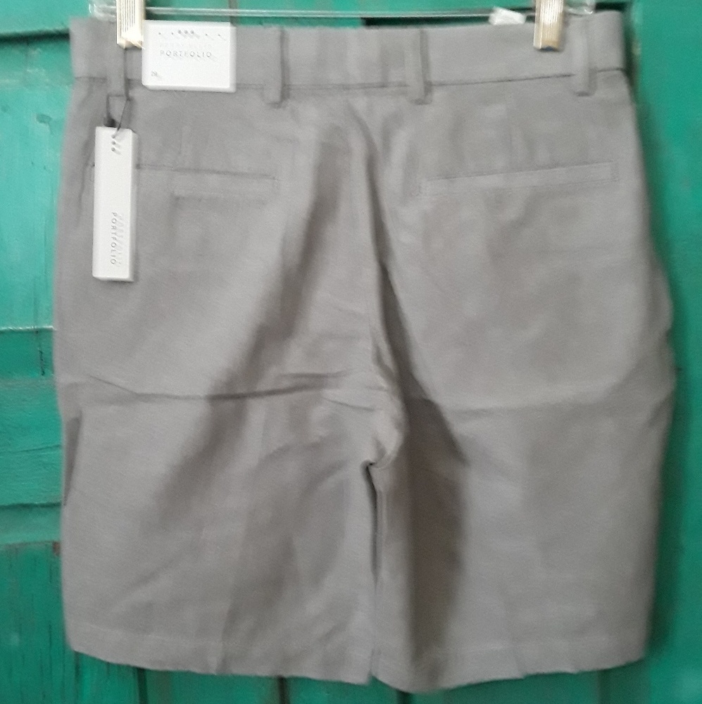 New Mens Perry Ellis Portfolio Shorts, Sz 29